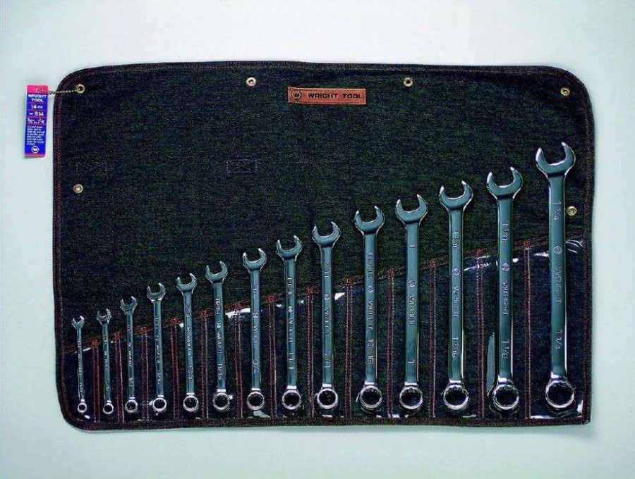 Hand Tools * | Combination Wrench Set 14 Pc. 3/8 In. To 1-1/4 In. 40%-70% Off Wright Tool