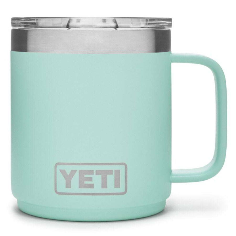 Hardware * | Yeti Rambler Stackable Mug With Magslider Lid 10Oz, Seafoam Online Sales