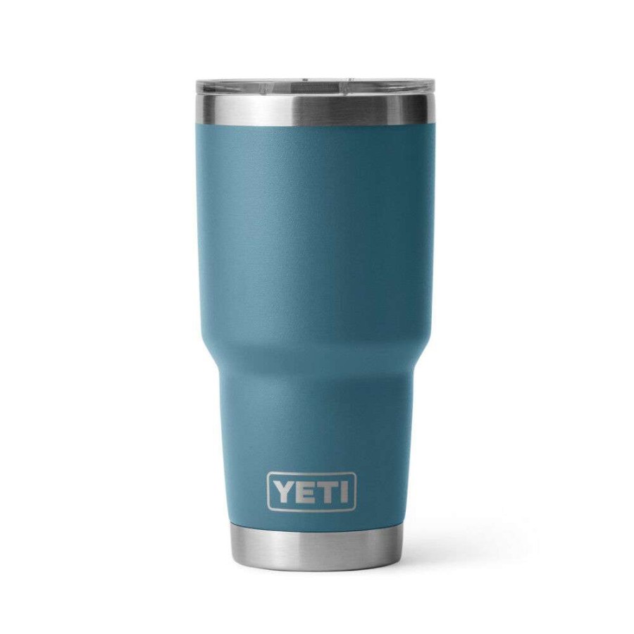 Hardware * | Yeti Rambler 30Oz Tumbler With Magslider Lid Nordic Blue Fire Sale