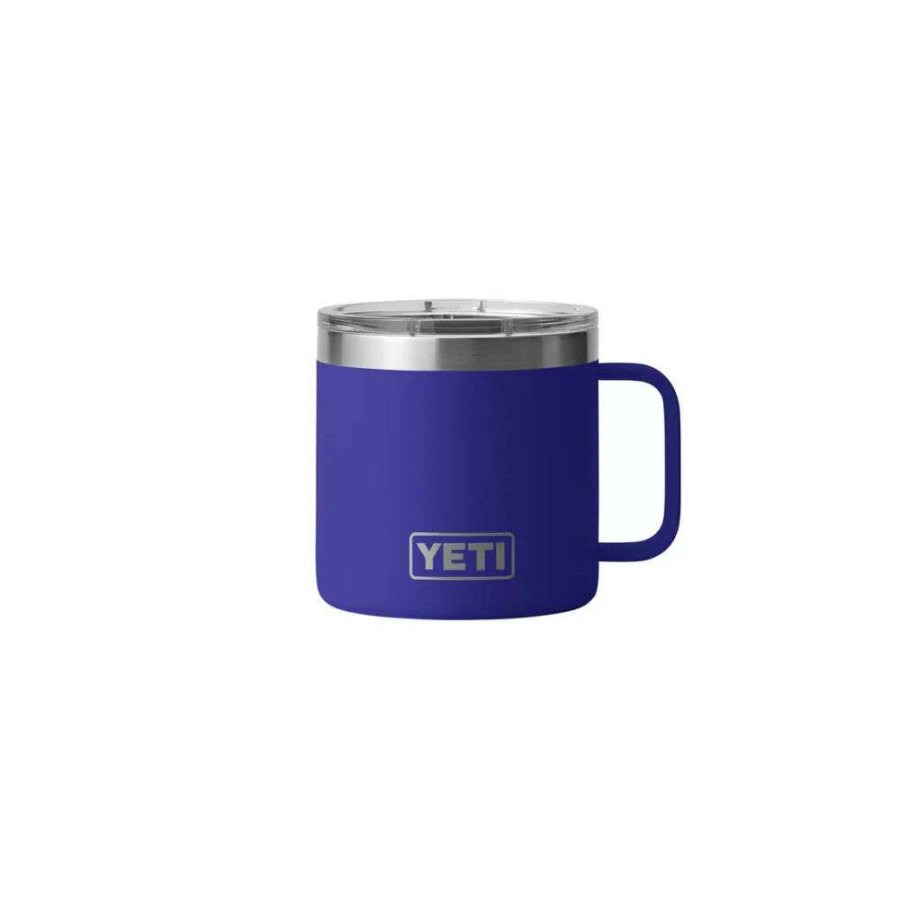 Hardware * | Yeti Rambler 14Oz Mug With Magslider Lid Offshore Blue Lower Prices