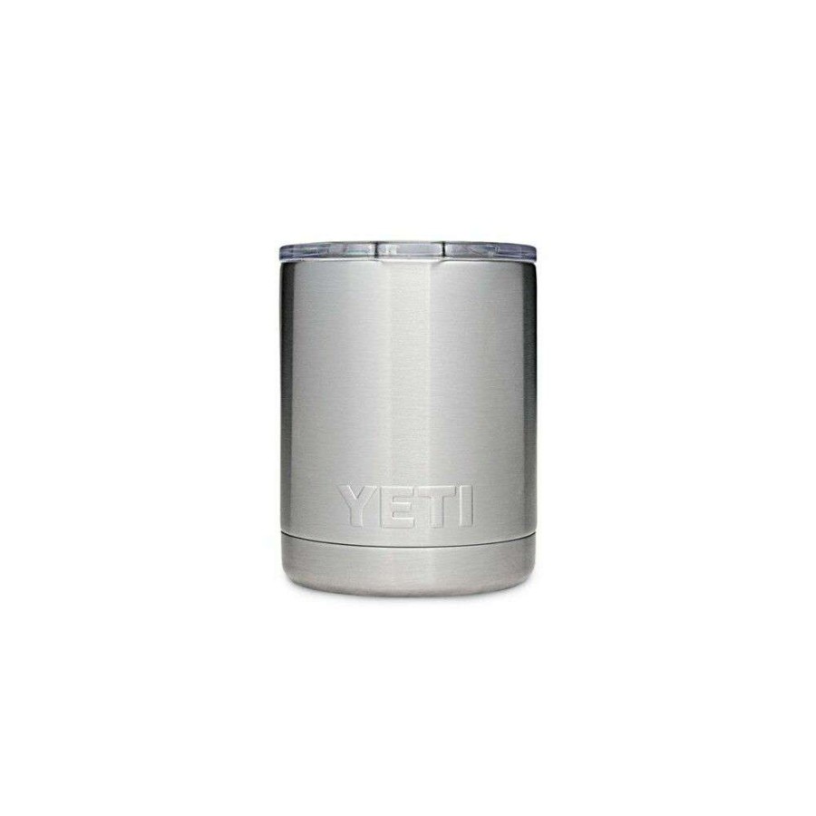 Hardware * | Yeti Rambler Lowball With Magslider Lid 10Oz, Stainless Steel Fire Sale