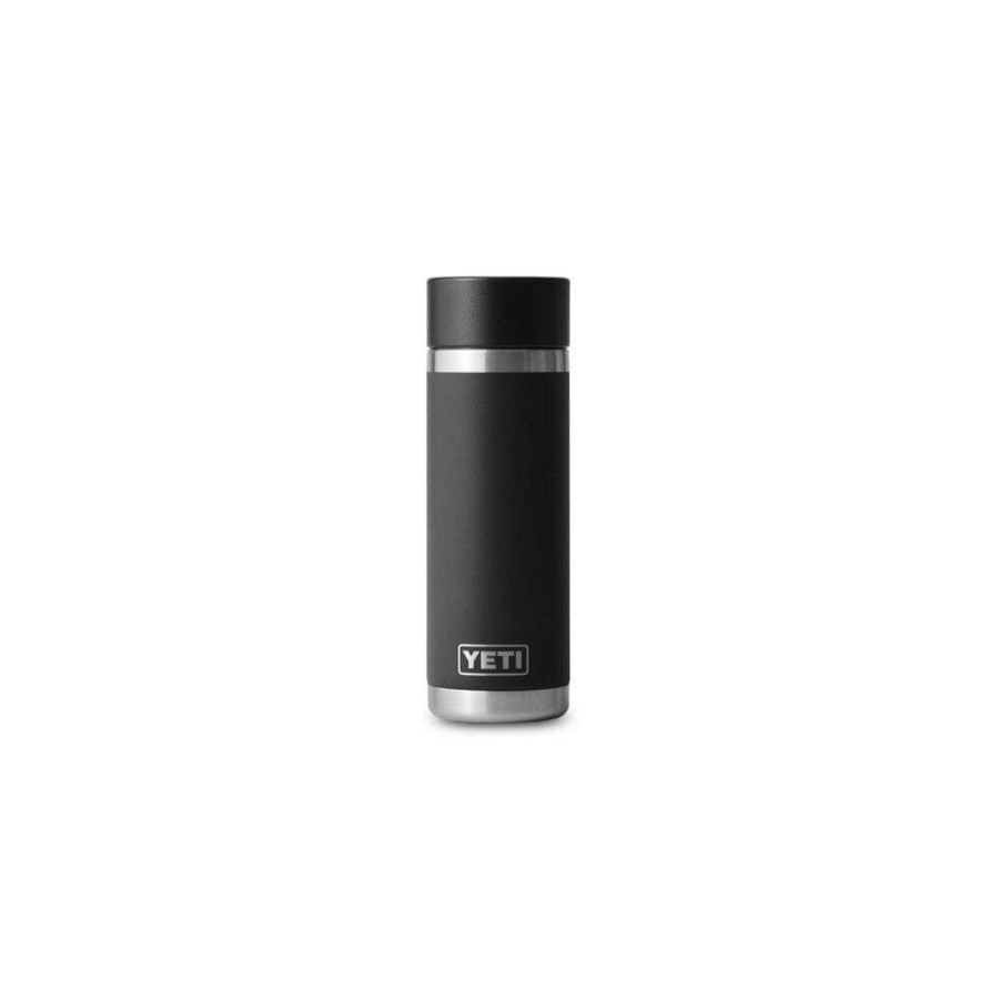 Hardware * | Yeti Rambler 18Oz Bottle With Hotshot Cap Black Quick Delivery