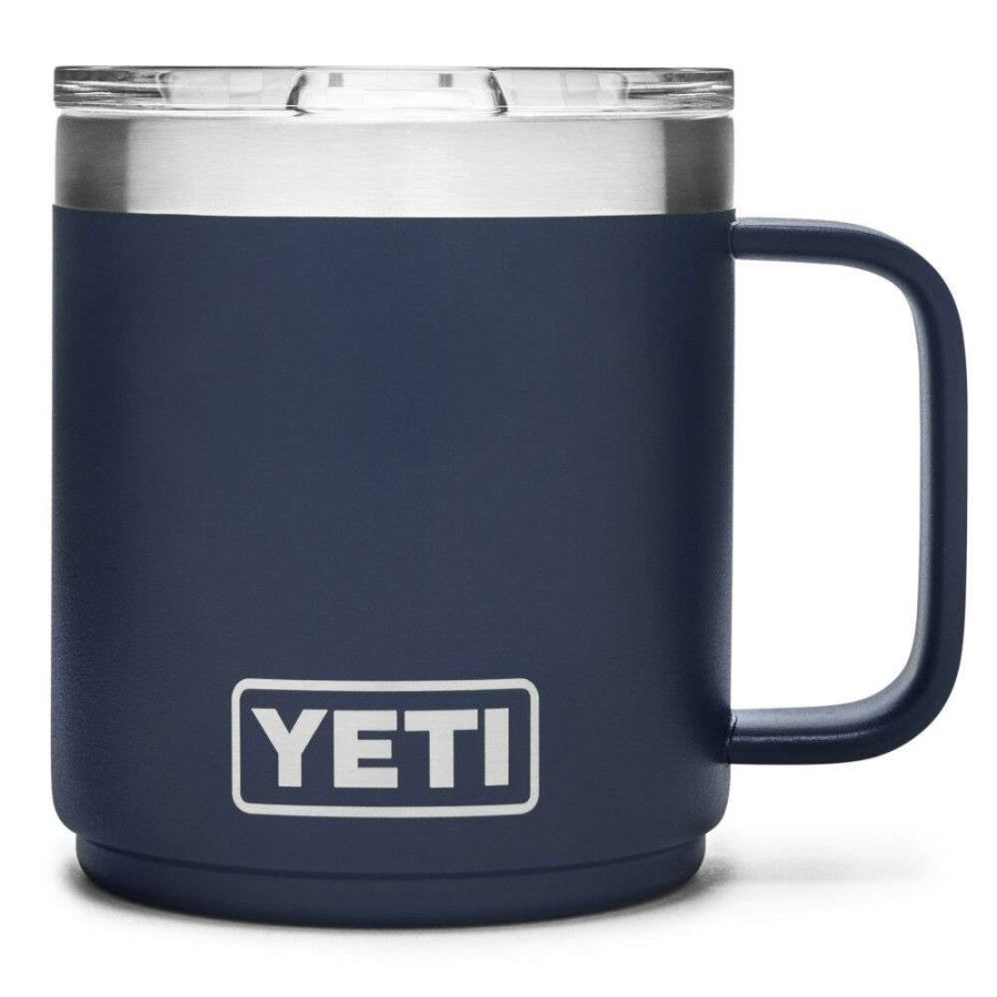 Hardware * | Yeti Rambler Stackable Mug With Magslider Lid 10Oz, Navy 40%-70% Off