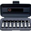 Hand Tools * | 3/8 In. & 1/2 In. Dr'S., 9 Pc. Hex Bit Sockets 40%-70% Off Wright Tool