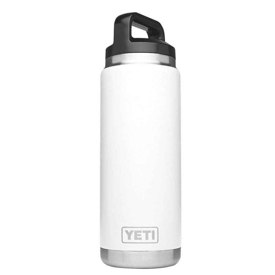 Hardware * | 26Oz Rambler Bottle With Bottle Chug Cap White For Sale Yeti