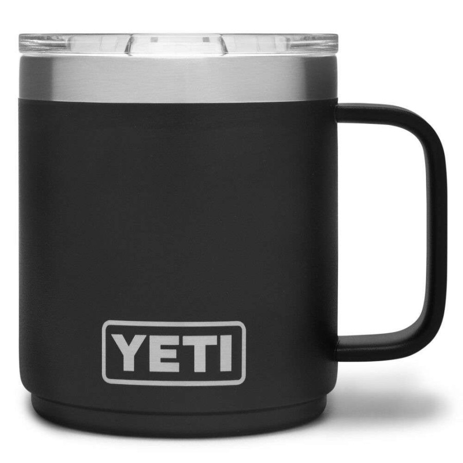 Hardware * | Yeti Rambler Stackable Mug With Magslider Lid 10Oz, Black 40%-70% Off