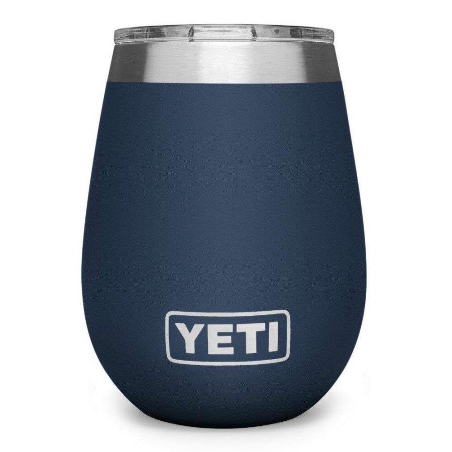 Hardware * | Yeti Rambler Wine Tumbler With Magslider Lid 10Oz, Navy Online Sales