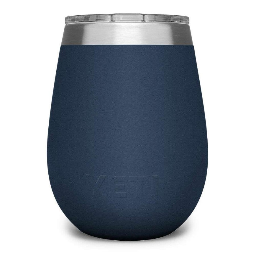 Hardware * | Yeti Rambler Wine Tumbler With Magslider Lid 10Oz, Navy Online Sales