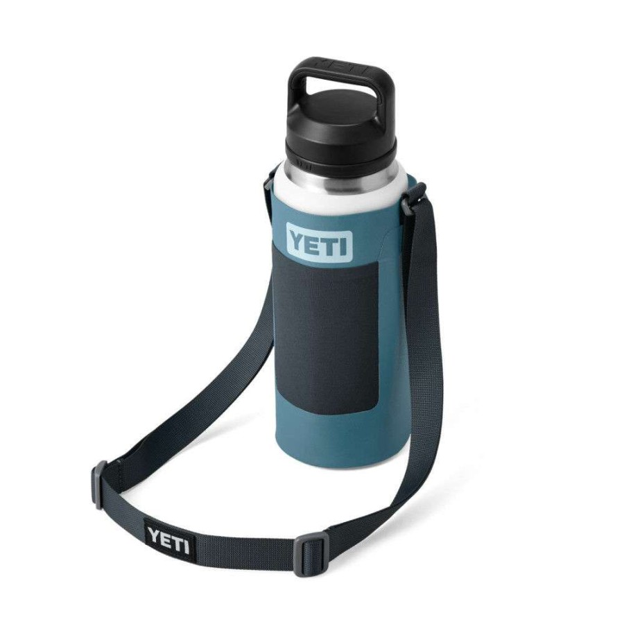 Hardware * | Yeti Large Rambler Bottle Sling Nordic Blue Top Selling