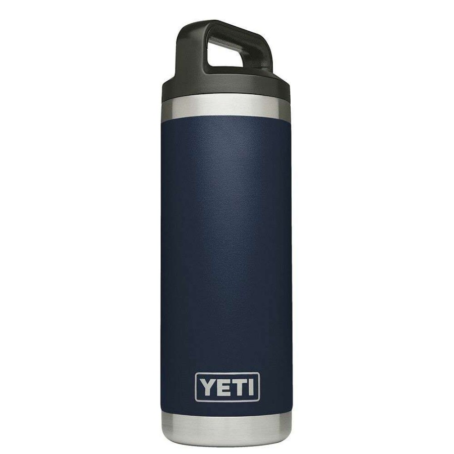 Hardware * | 18Oz Rambler Bottle With Bottle Chug Cap Navy Cheaper Yeti