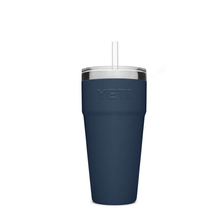 Hardware * | Yeti Rambler Stackable Cup With Straw Lid 26Oz, Navy Competitive Price