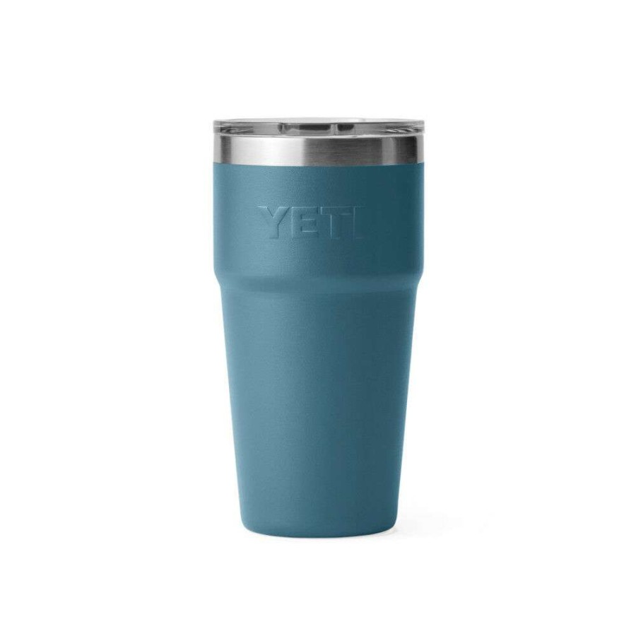 Hardware * | Yeti Rambler 16Oz Stackable Pint With Magslider Lid Nordic Blue Fire Sale