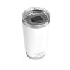 Hardware * | Yeti 20Oz. White 18-8 Grade Stainless Steel Rambler Tumbler With Lid 40%-70% Off