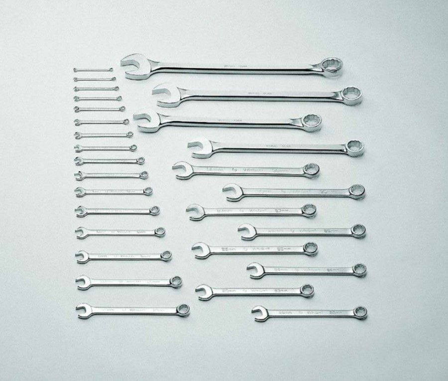 Hand Tools * | 28 Pc. 12 Pt. Metric Combination Wrench Set, 6 Mm To 50 Mm New Collections Wright Tool