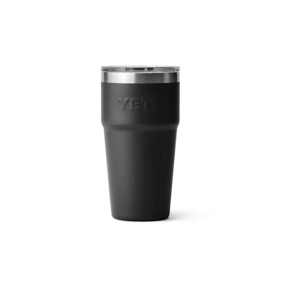 Hardware * | Yeti Rambler 16Oz Stackable Pint With Magslider Lid Black Top Selling