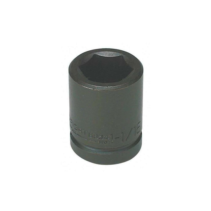 Hand Tools * | 2-3/8 In. Nominal Size 6 Point Standard Impact Socket For Sale Wright Tool