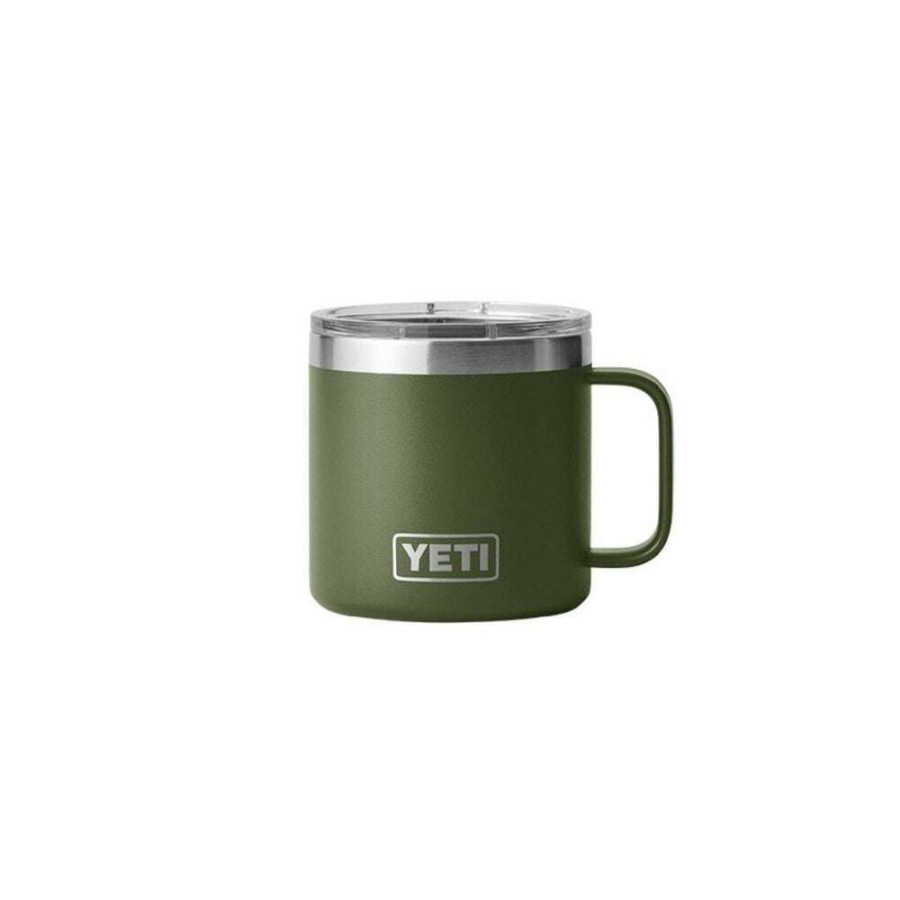 Hardware * | Yeti Rambler 14Oz Mug With Magslider Lid Highlands Olive Clearance