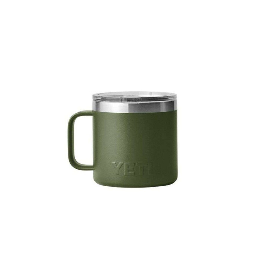 Hardware * | Yeti Rambler 14Oz Mug With Magslider Lid Highlands Olive Clearance