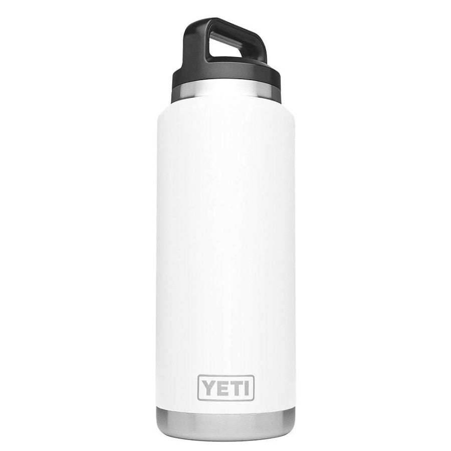 Hardware * | 36Oz Rambler Bottle With Bottle Chug Cap White Online Sales Yeti