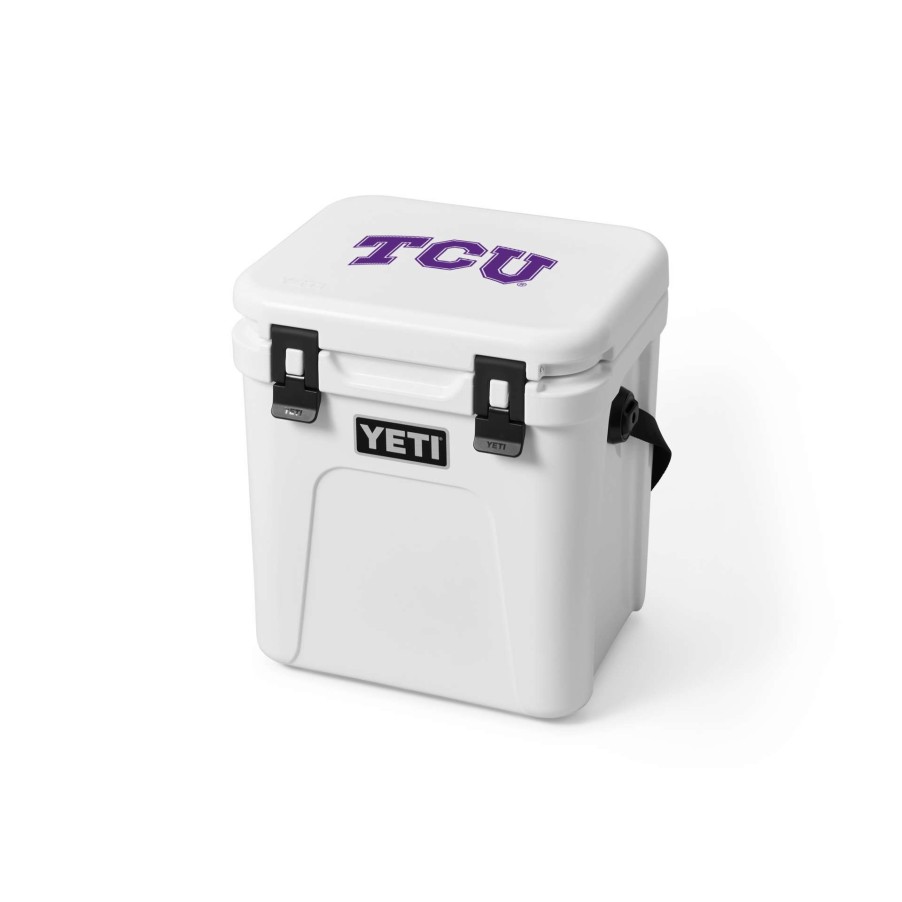 Hard Coolers * | Yeti Fashionable Tcu Coolers White