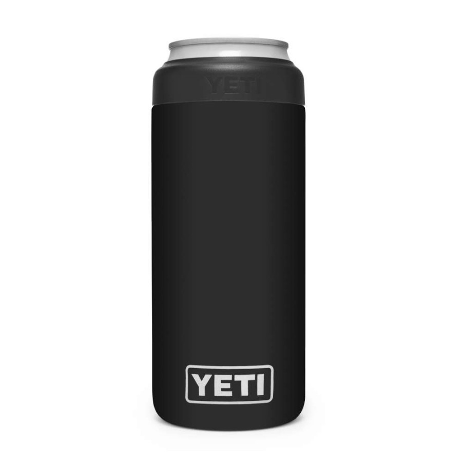 Hardware * | Rambler Colster Slim Can Insulator Black Cheaper Yeti