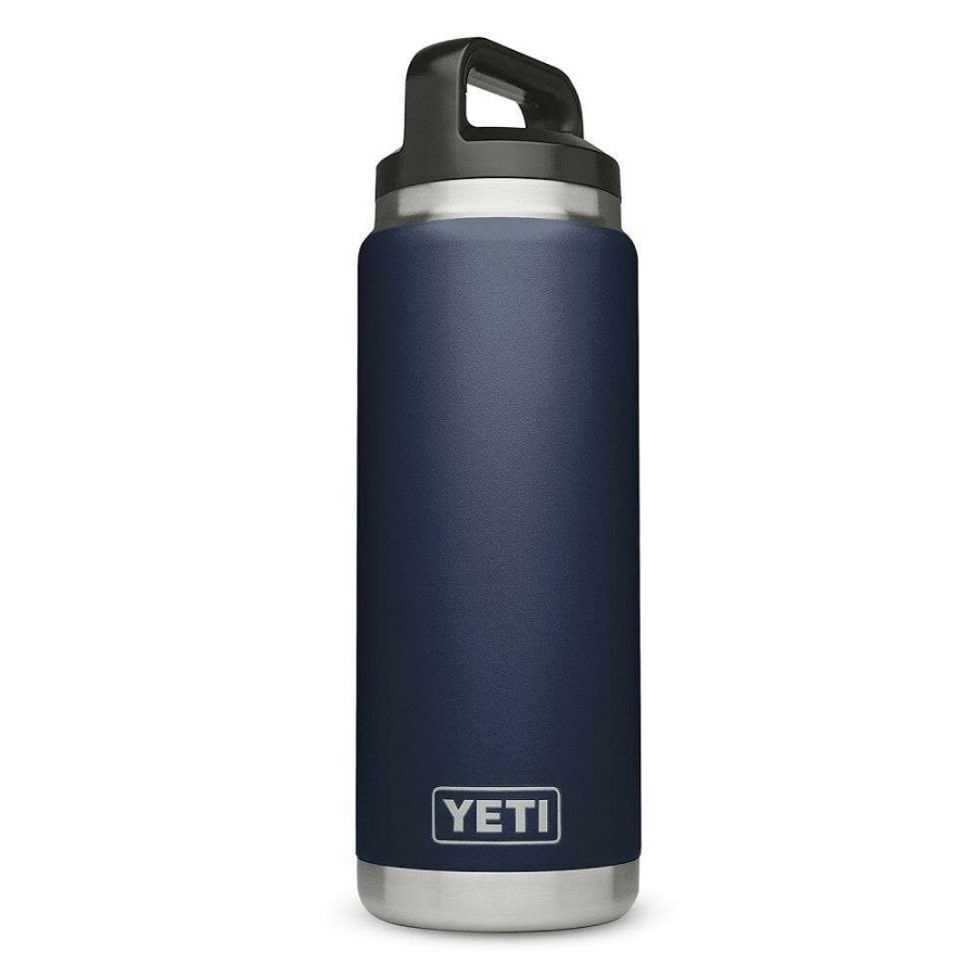 Hardware * | 26Oz Rambler Bottle With Bottle Chug Cap Navy Quick Delivery Yeti