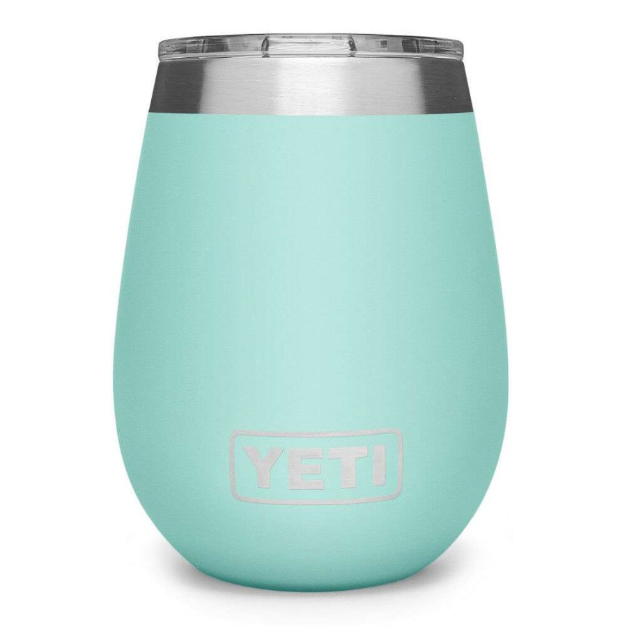 Hardware * | Yeti Rambler Wine Tumbler With Magslider Lid 10Oz, Seafoam For Sale