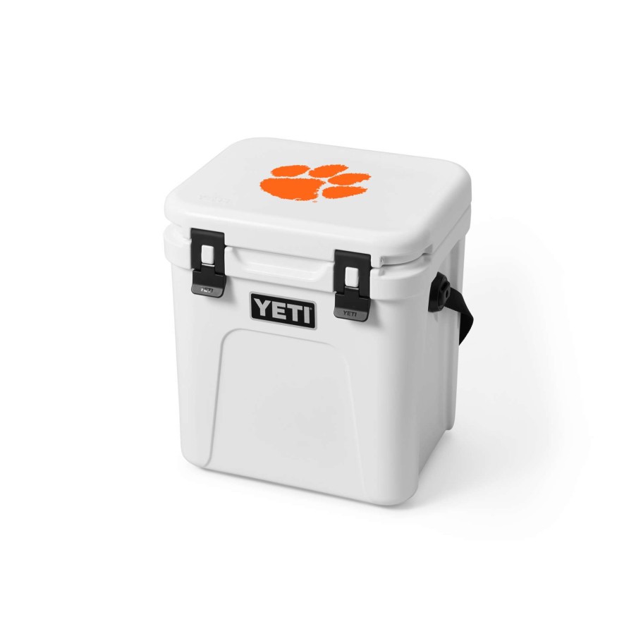 Hard Coolers * | Yeti Original Clemson Coolers White