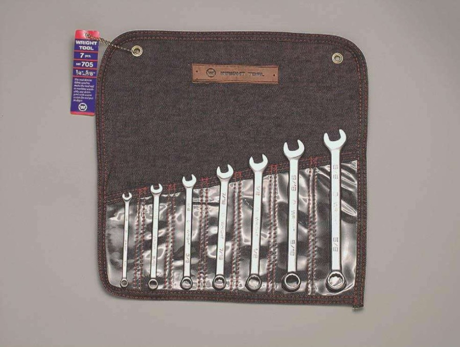 Hand Tools * | 7 Pc. Combination Wrench Set 1/4 In. To 5/8 In. 12 Pt Top Selling Wright Tool