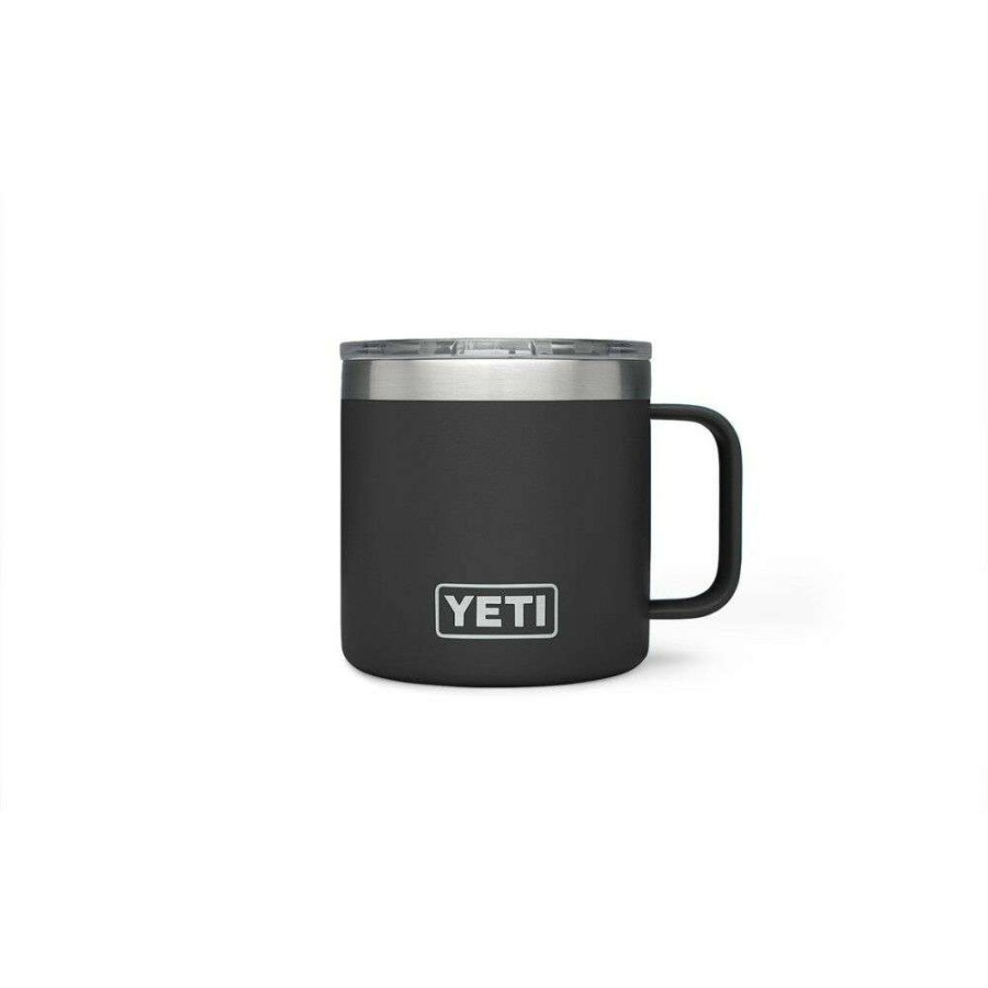 Hardware * | Yeti Rambler Mug With Magslider Lid 14Oz, Black Original Model