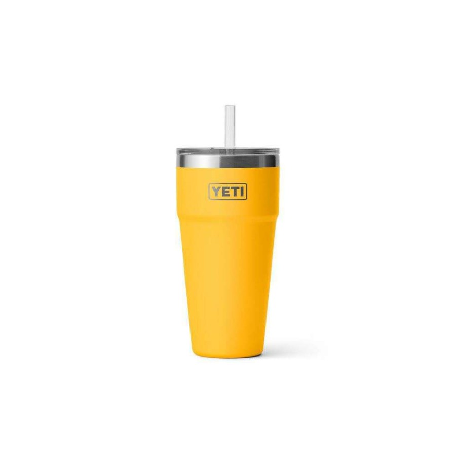 Hardware * | Yeti Rambler 26Oz Stackable Cup With Straw Lid Alpine Yellow 40%-70% Off