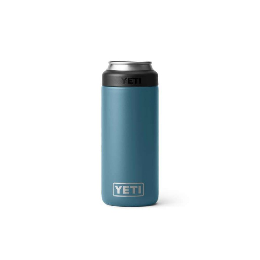 Hardware * | Yeti Rambler 12Oz Colster Slim Can Insulator Nordic Blue With Discount