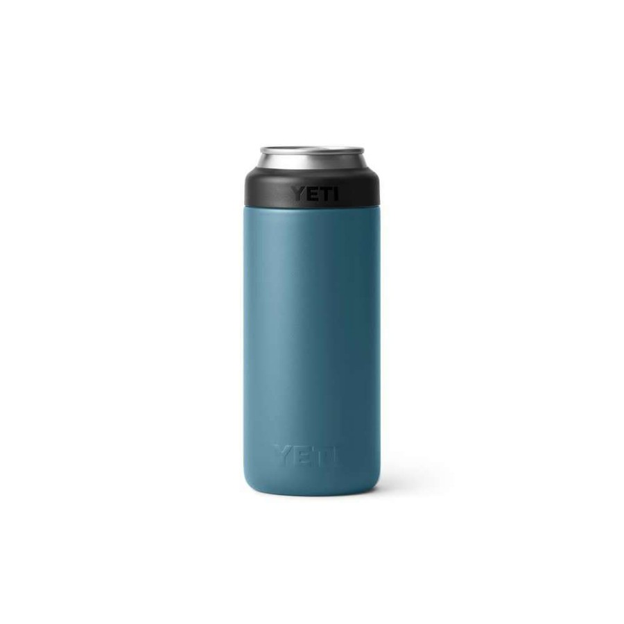 Hardware * | Yeti Rambler 12Oz Colster Slim Can Insulator Nordic Blue With Discount