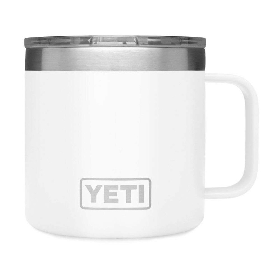 Hardware * | Yeti Rambler Mug With Magslider Lid 14Oz, White Fire Sale