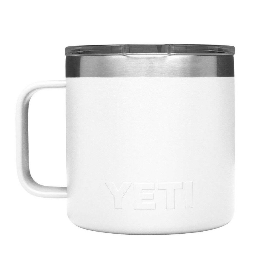 Hardware * | Yeti Rambler Mug With Magslider Lid 14Oz, White Fire Sale