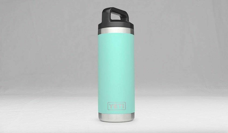 Hardware * | 18Oz Rambler Bottle With Bottle Chug Cap Seafoam Classical Style Yeti