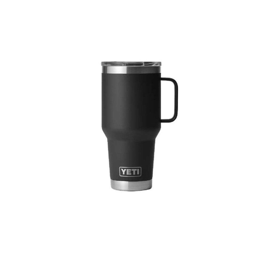 Hardware * | Yeti Black Rambler 30Oz Travel Mug With Stronghold Lid Top Selling