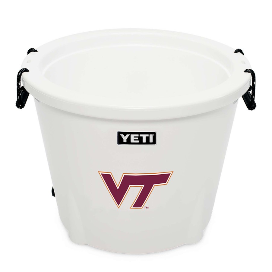 Hard Coolers * | Yeti Premium Virginia Tech Coolers White