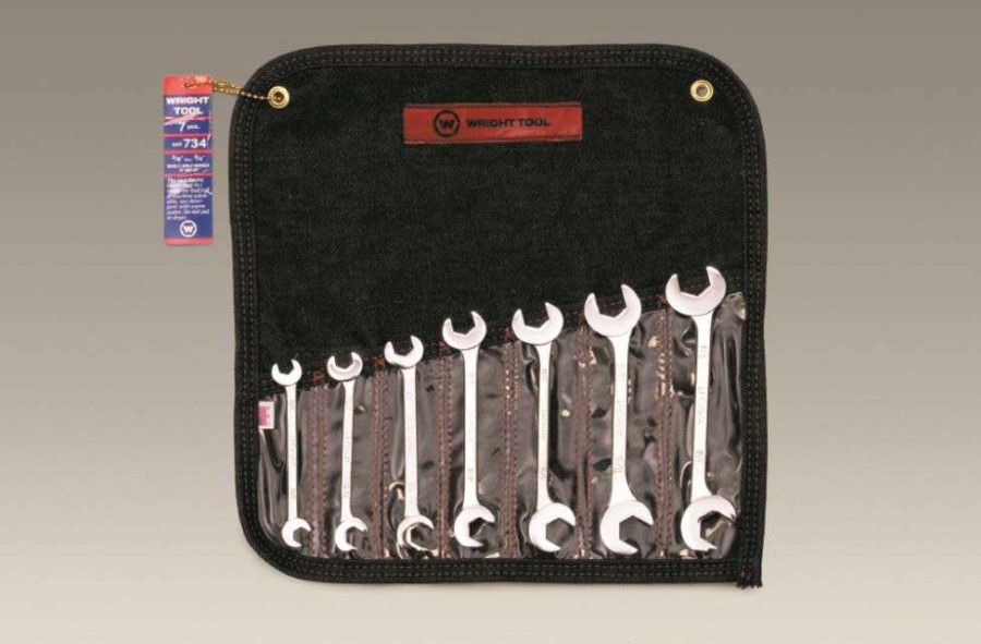 Hand Tools * | 7 Pc. Open End, Double Angle 15 & 60 Degrees Fire Sale Yeti