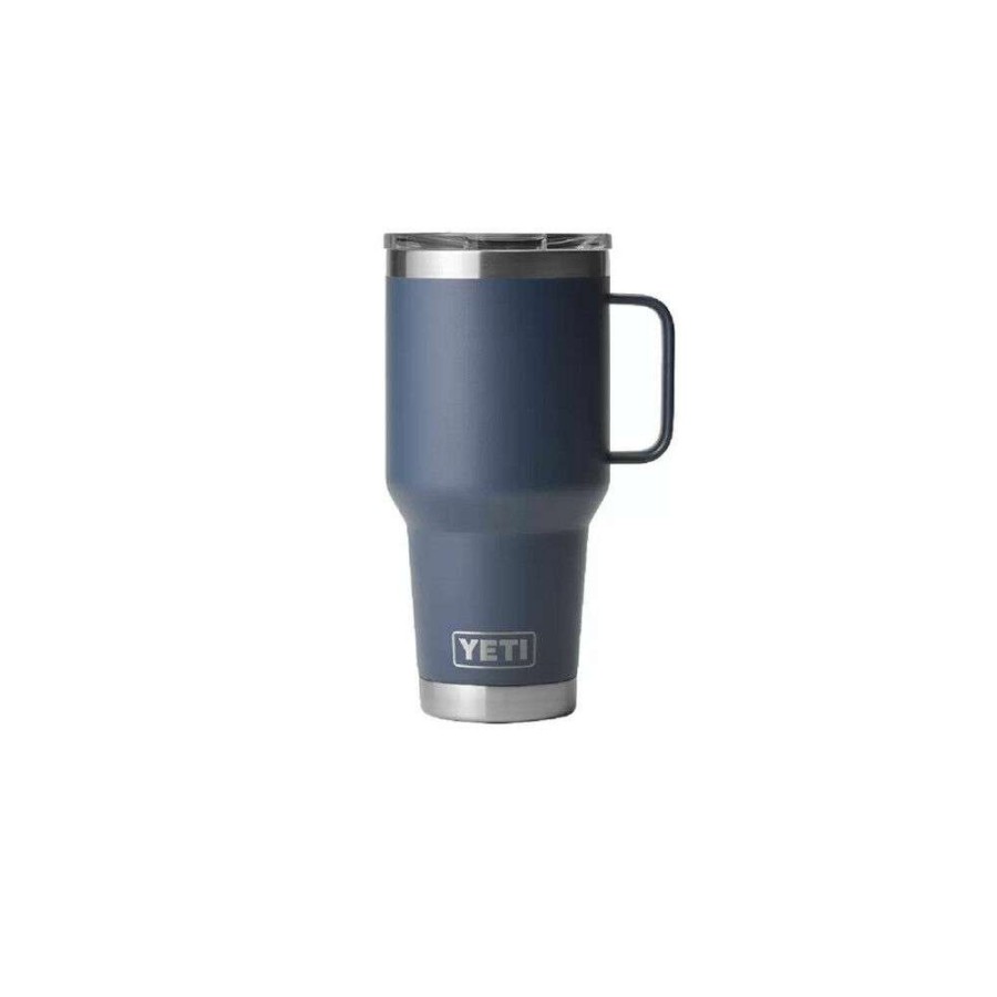 Hardware * | Yeti Navy Rambler 30Oz Travel Mug With Stronghold Lid Original Model