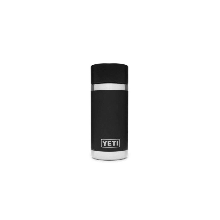 Hardware * | Yeti Black Rambler 12Oz Bottle With Hotshot Cap With Discount