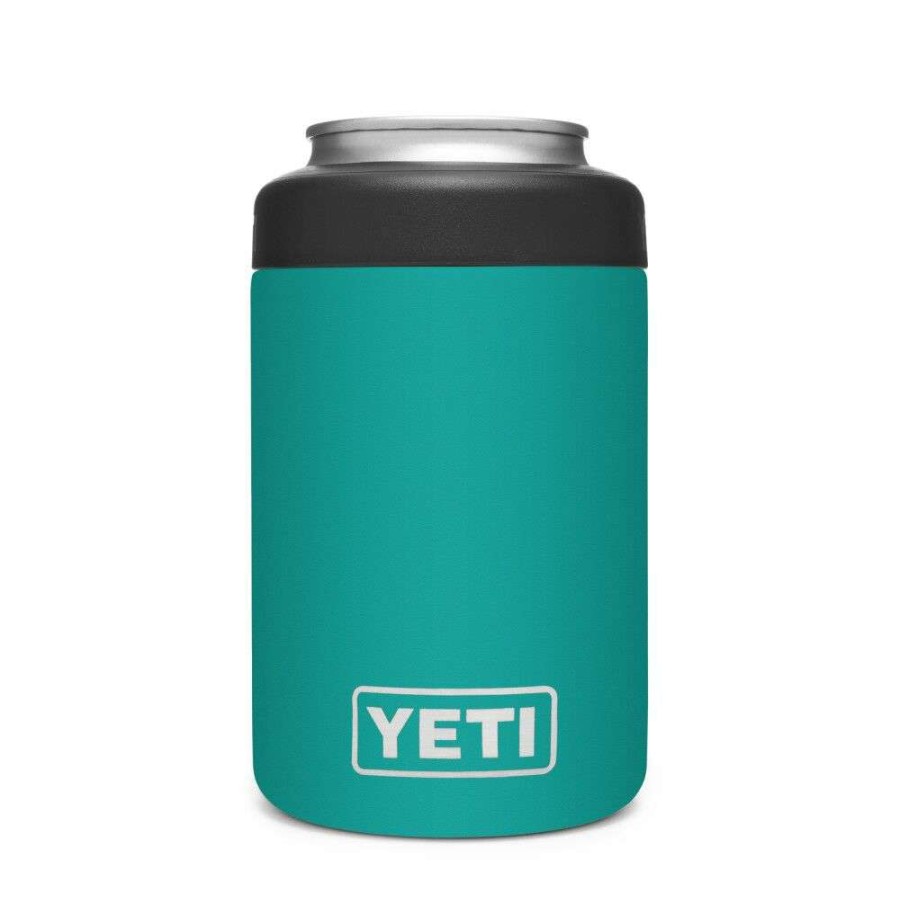 Hardware * | Yeti Rambler Colster Can Insulator 12Oz, Aquifer Blue Fire Sale