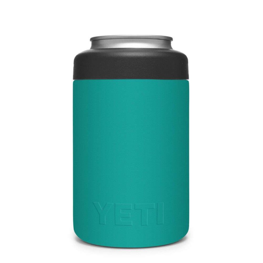 Hardware * | Yeti Rambler Colster Can Insulator 12Oz, Aquifer Blue Fire Sale