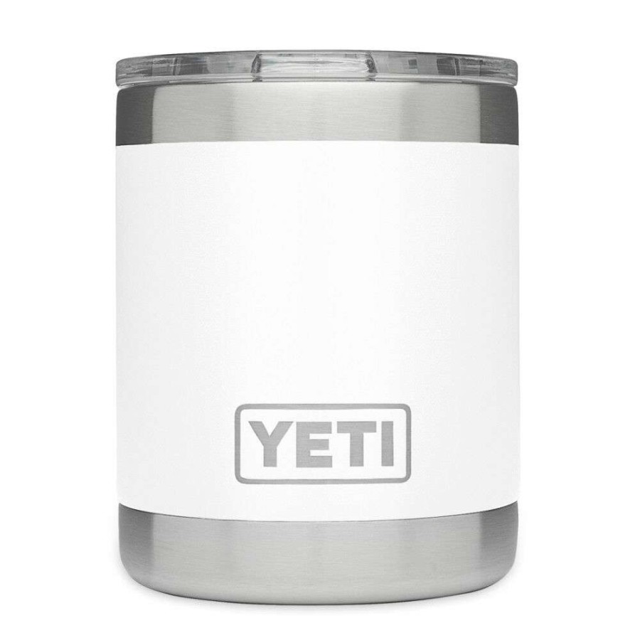 Hardware * | Yeti Rambler Lowball With Magslider Lid 10Oz, White Best Sale