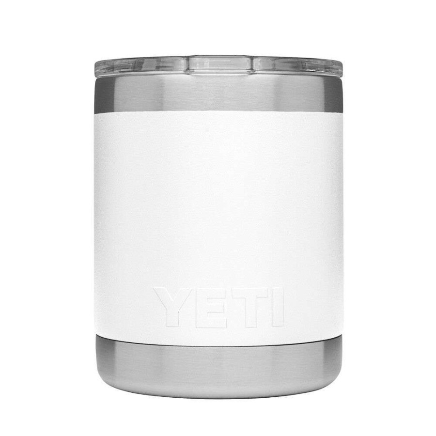 Hardware * | Yeti Rambler Lowball With Magslider Lid 10Oz, White Best Sale