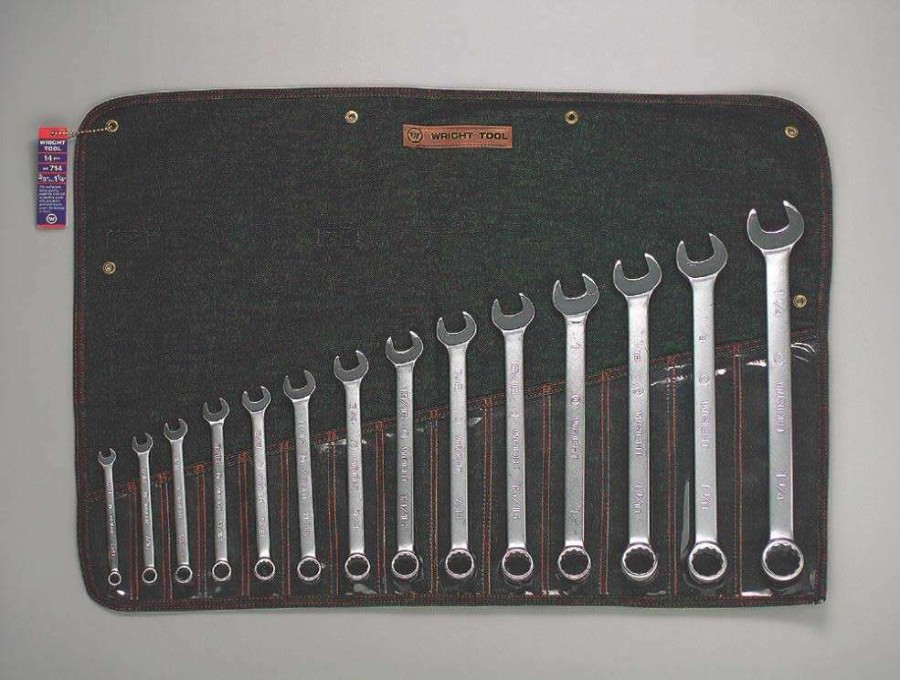 Hand Tools * | 14 Pc. Combination Wrench Set 3/8 In. To 1-1/4 In. Quick Delivery Wright Tool