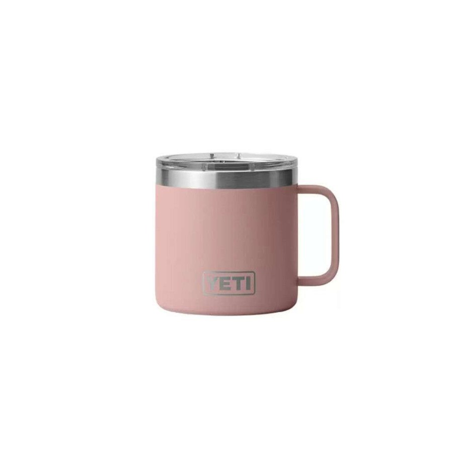 Hardware * | Yeti Sandstone Pink Rambler 14Oz Mug With Magslider Lid Competitive Price