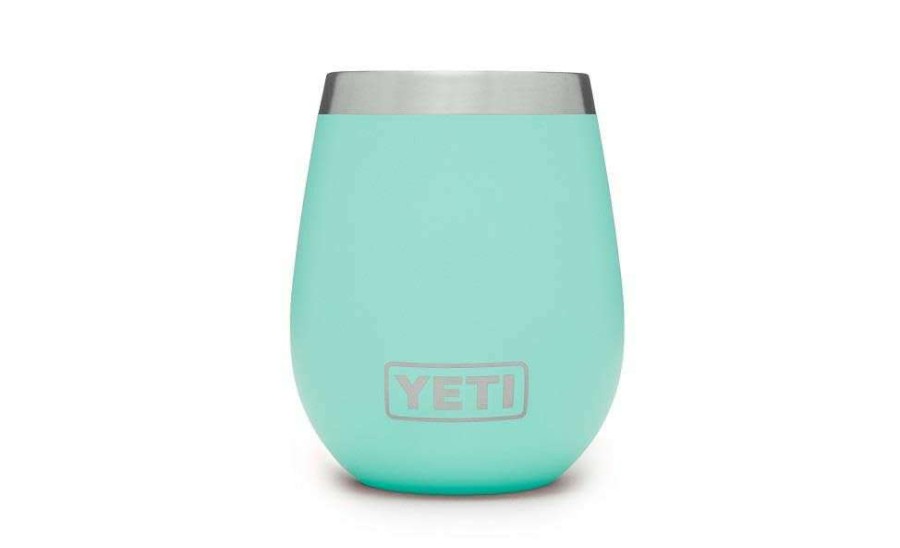 Hardware * | 10 Oz Seafoam Green Wine Tumbler 2 Pack Best Sale Yeti