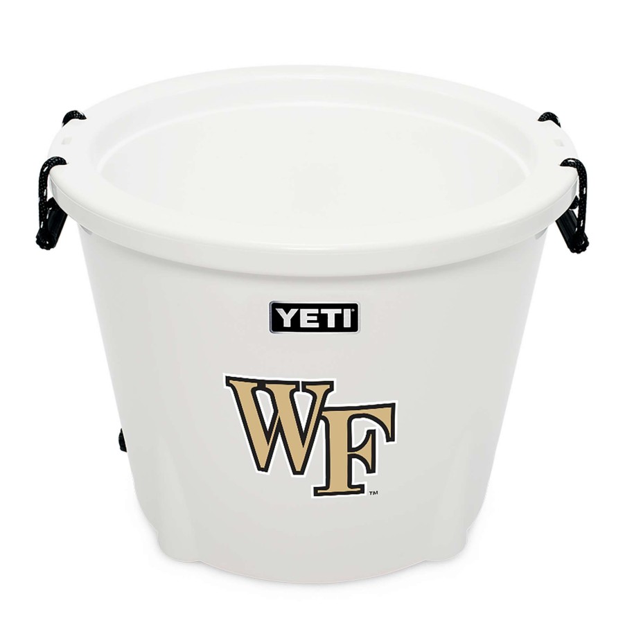 Hard Coolers * | Yeti New Threads Wake Forest Coolers White